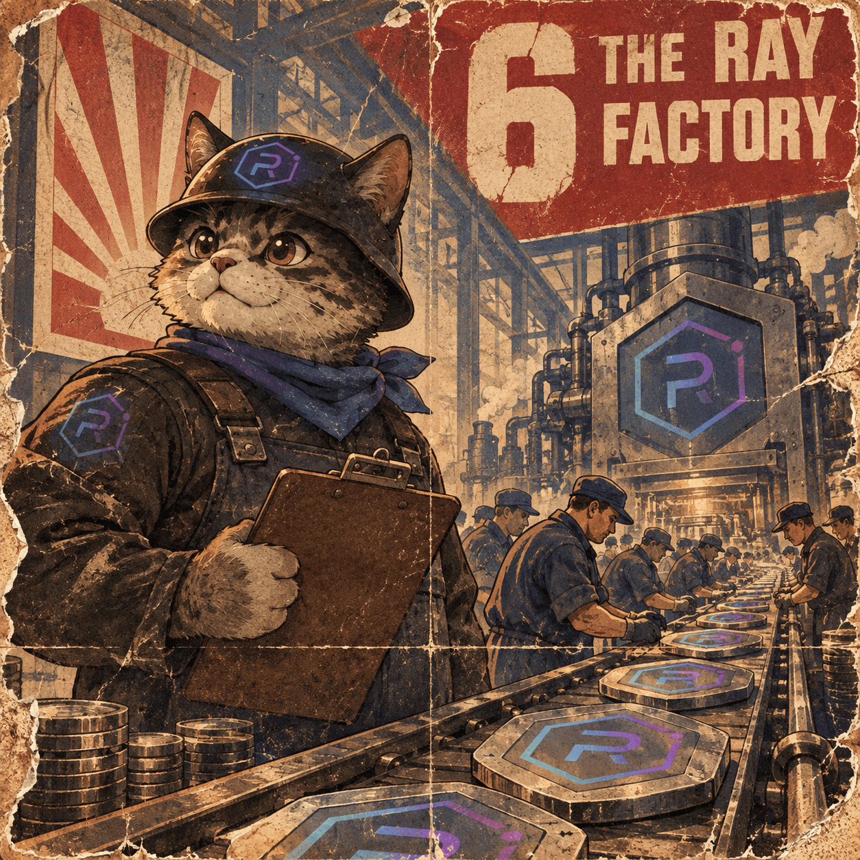 The Ray factory vintage meme